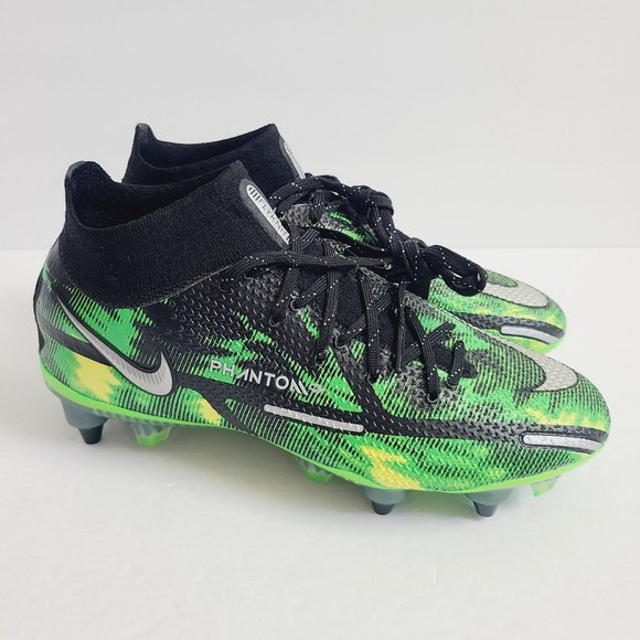 NEW Nike Phantom GT2 Elite DF SW SG AC Soccer Cleats DO2499-004 Size 4 Green main image 5